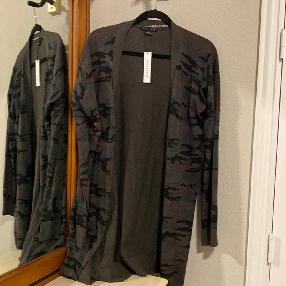 Camo cardigan